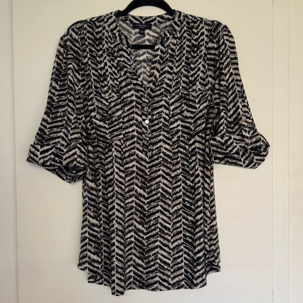 Women’s Plus Size Top 1X Short Sleeve